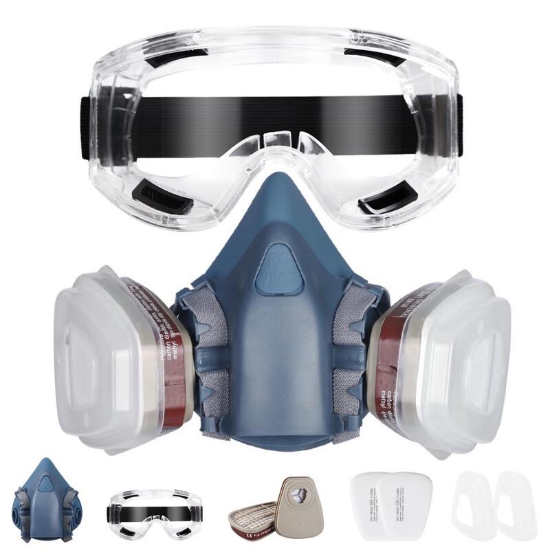 Brangdy 7502 Silicone Full-Face Respirator Mask
