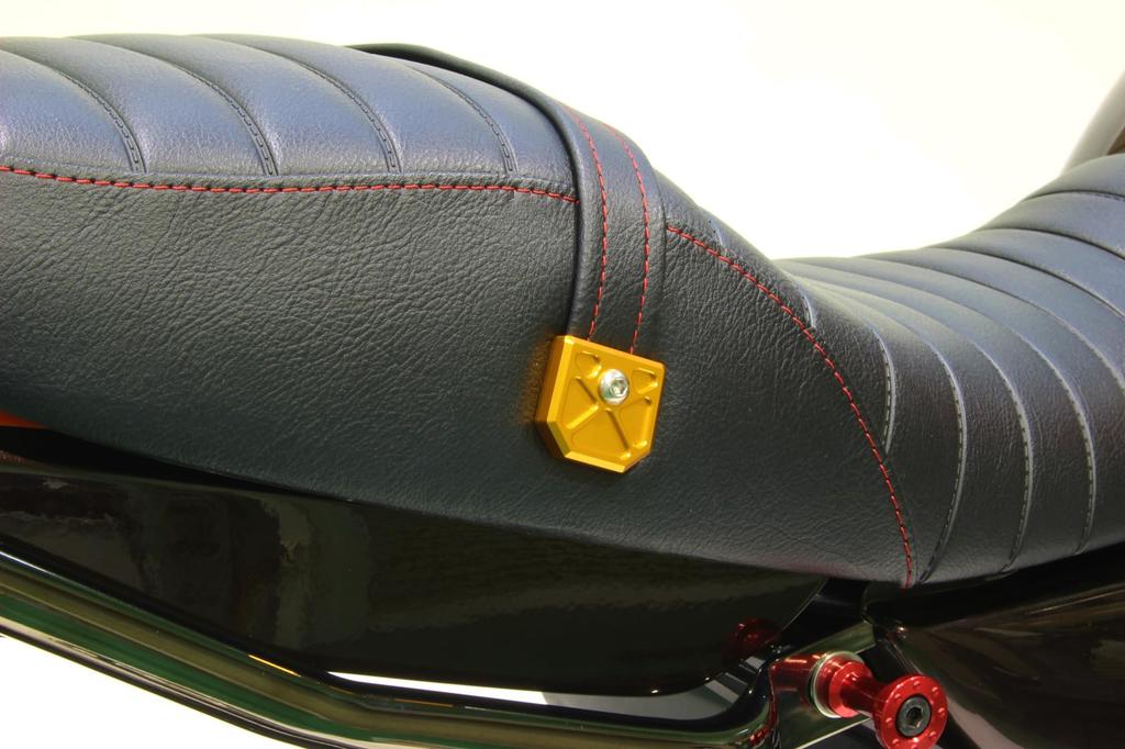 POSH 132112-04 Motorcycle Goods Aluminum Machined Tandem Belt Cover Z900RS/CAFE (18-23 Years) Gold