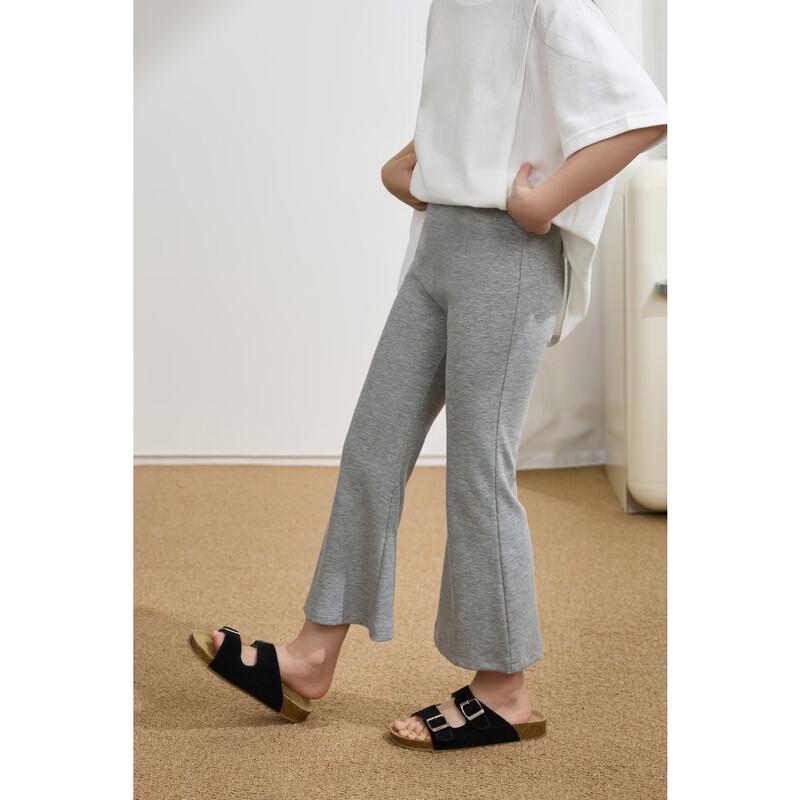 Girls' Summer Slim Fit Flared Leggings