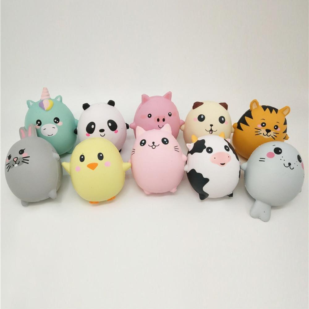 Cute Cartoon Squeeze Toys Slow Rebound Decompression Toys Slow Rising Animal Squeeze Toy  Adult Kid