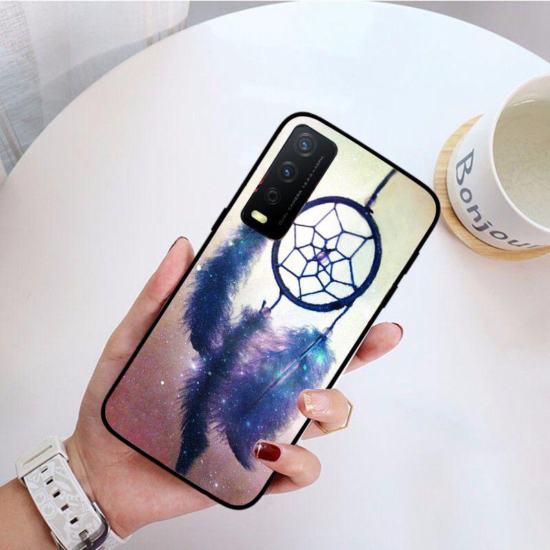 Blue Dreamcatcher Dream Catcher Phone Cover For Vivo Y31 Y30 Y33S Y11S Y12S Y17 Y20 Y21S Y1S Y53S Y15 Y19 Y91C V23 Cases Coque