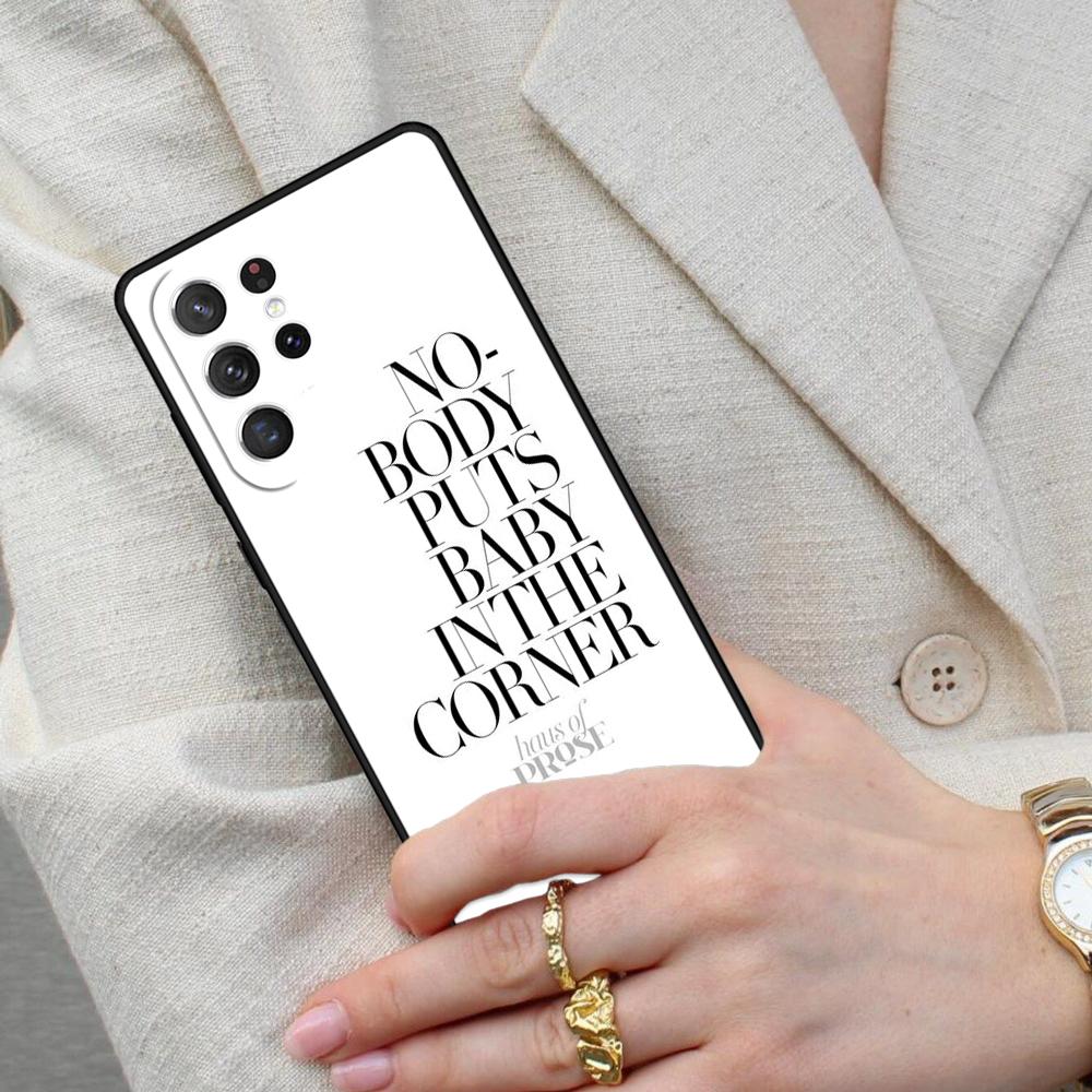 Nobody puts baby in the corner Dirty Dancing Cell Phone Case for Samsung Galaxy S26 Ultra S25 S24 S23 S22 S21 S20 Note10 Cover