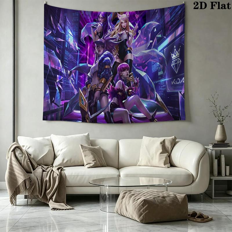 KDA Wall Tapestry Aesthetic Wall Hanging Printed Fabric Blanket Decorative Tapestries for Bedroom Living Room Home Decor