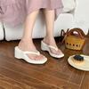 Fashion New Style Women's Fashion Flip-flop Female Platform Outdoor Beach Sandals Slipper Casual Wedges Versatile Non-slip Comfort Shoes