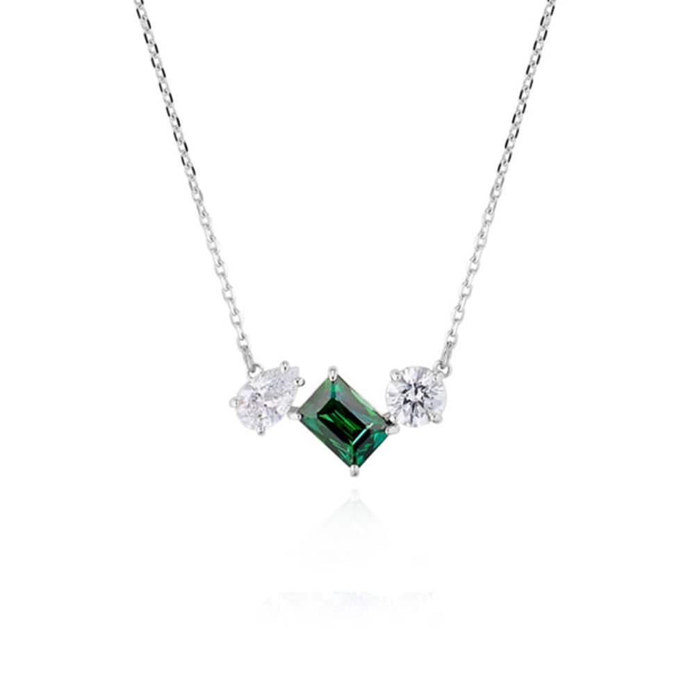 Swarovski 5668278 Mesmera Mixed Green Necklace