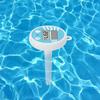 Solar Floating Thermometer IPX8 Waterproof LCD Screen Temperature Gauge for Hot Tub Swimming Pool Aquarium Tank