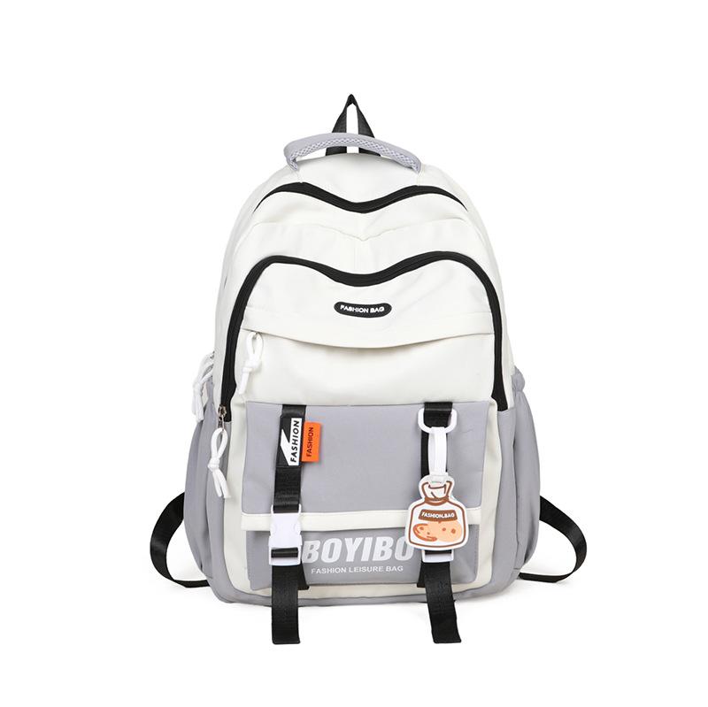 Schoolbagins Japanese junior high school large-capacity schoolbag female college student niche backpack simple versatile computer backpack male