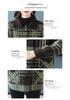 Mother's Spring/Fall Plaid Square-Neck Cardigan: 2025 New Wool Coat for Middle-Aged and Elderly Women