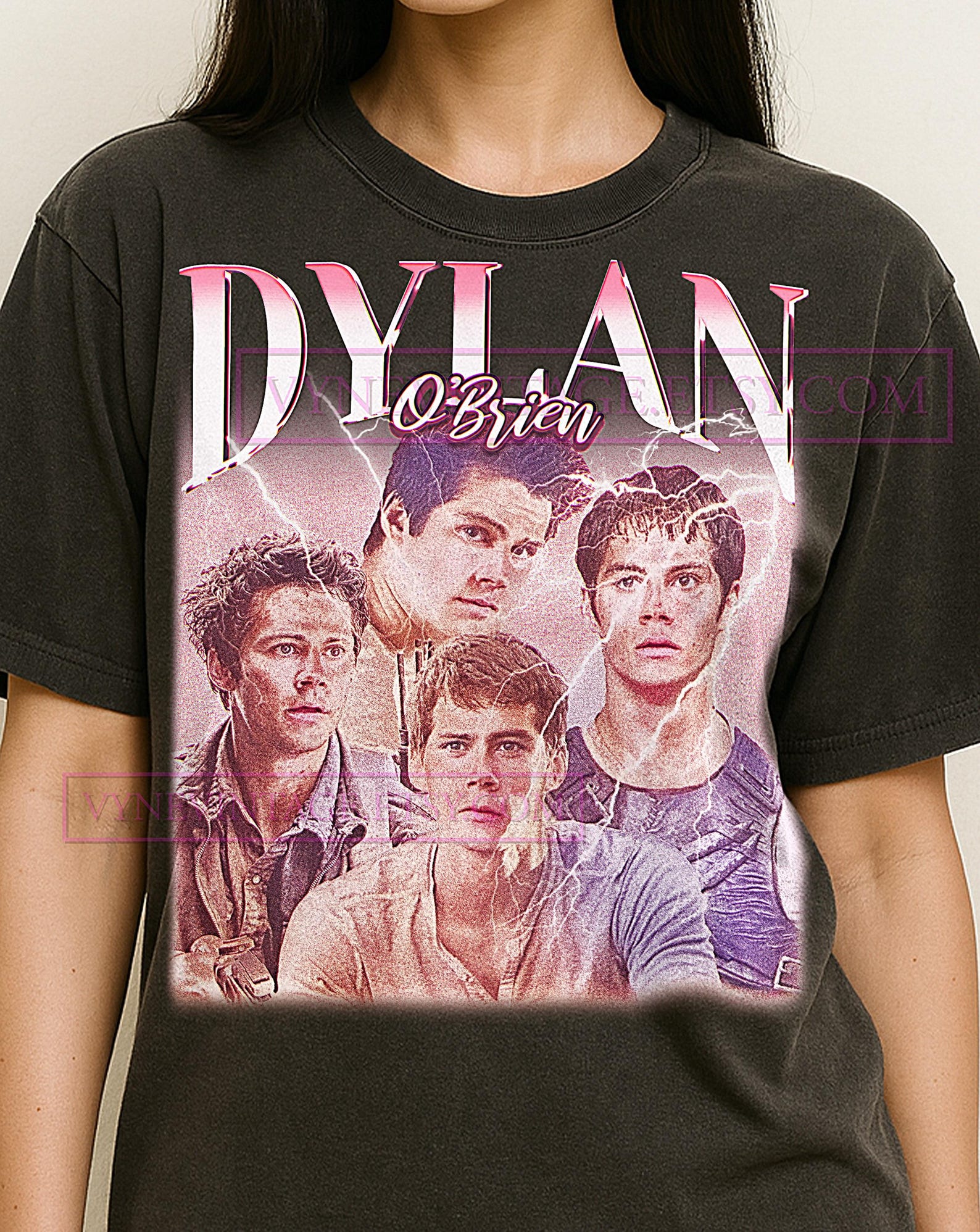 DYLAN O’BRIEN T-Shirt, Vintage Actor Star Celebrity Performer Tee, 90s Retro Throwback, Dylan O’Brien Sweater L