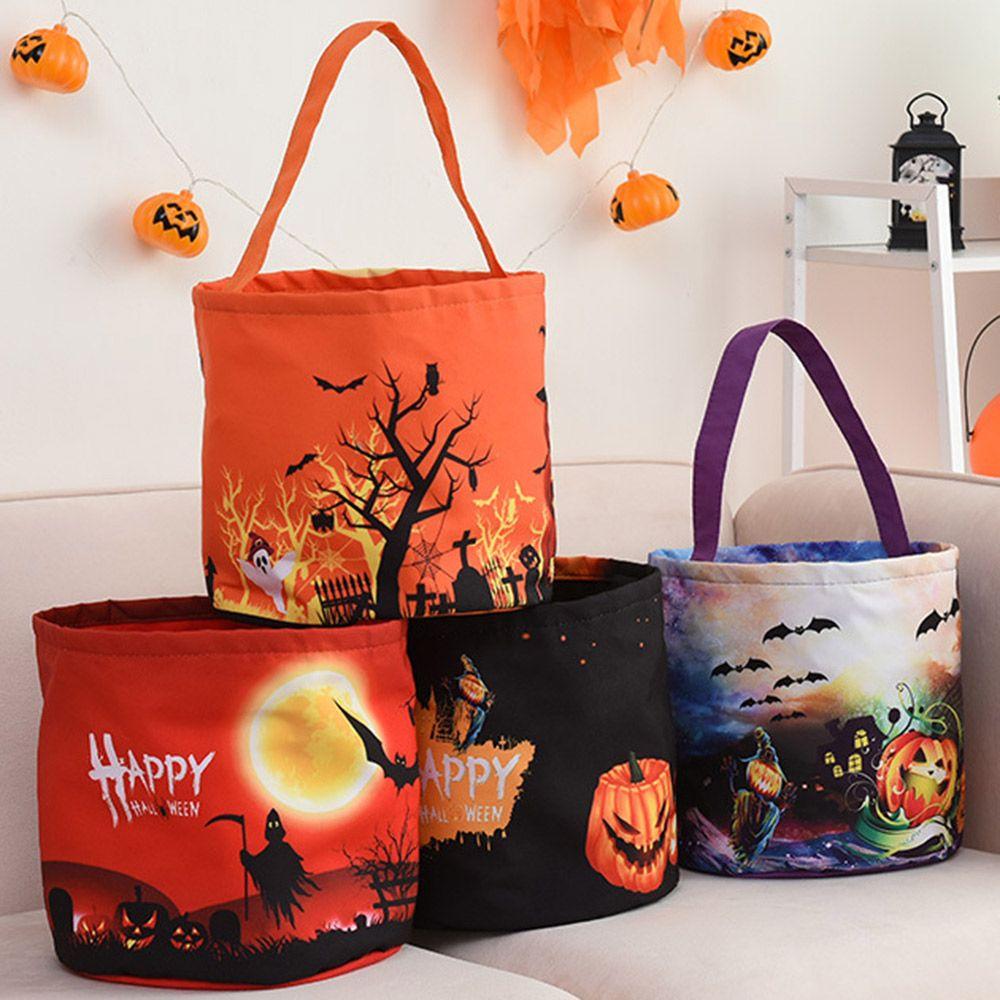 

or Treat Festival Party Favor Led Lights Candy Gift Bag Glowing Pumpkin Bag Halloween Decoration