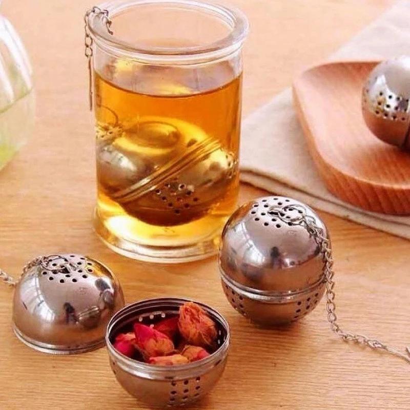 Egg-shaped Stainless Steel Tea Bag Spice Seasoning Ball Strainer Teapot Fine Mesh Coffee Filter Kitchen Tea Infusers