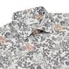 Renoma Regular Fit Vintage Botanical Print Long Sleeve Shirt Rpssg1076 Gy