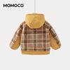 MOMOCO Boys' Winter Fleece-Lined Hooded Jacket