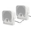 1 Pair 4in Marine Box Speakers 100W Heavy Duty Waterproof Outdoor Sound System for ATV UTV Tractor Truck