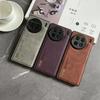 Magnetic for Vivo X100 X90S X90 Pro Plus Y78 S17 S16 V27 IQOO 12 Z8 Neo Case Leather Matte Soft Full Camera Protect Cover Shell