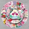 100 Flamingo & Animal Cartoon Stickers for DIY Journals, Notebooks, Suitcases - Cute & Waterproof Decoration