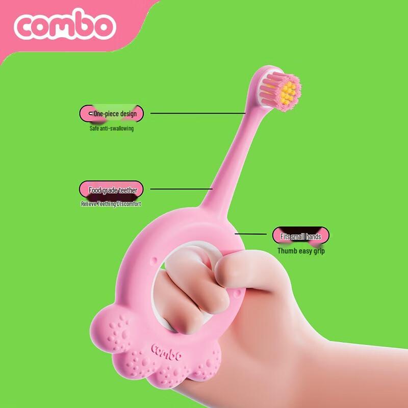 

COMBO 3-in-1 Baby Manual Toothbrush