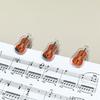 Musical Instrument Theme PP Clip Small Gift Keychain Creativity Folder  School