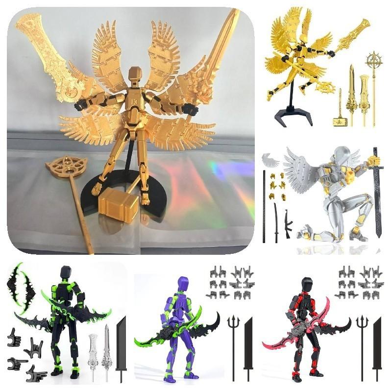 3d Printed Action Figure Diy Toy Figurine Movable Joint Poseable Material Pla