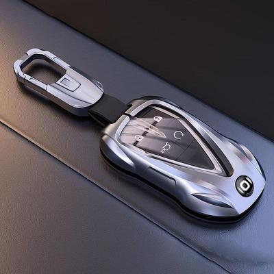 For Changan QIYUAN NEVO A05 A06 A07 Q05 Q07 Zinc Alloy Car Key Case Car-Styling Keychain Remote Cover Shell Fob Bag Accessories