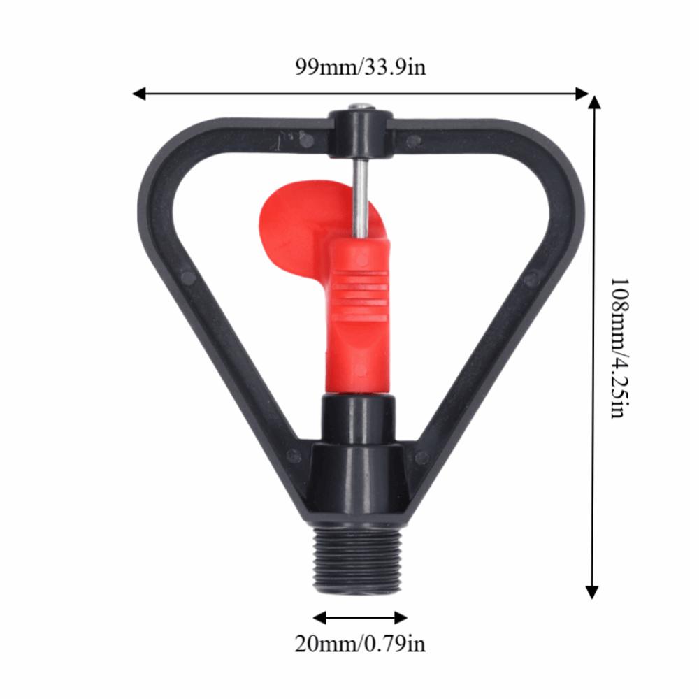 15pcs G1/2in Male Thread Lawn Sprinkler Automatic Lawn Sprinkler  Vegetable Watering
