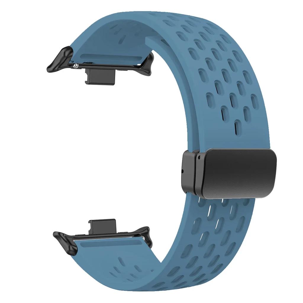 Silikonarmband für Redmi Watch 5 4 Magnetverschluss Sportarmband für Mi Band 9pro 8pro Correa Atmungsaktives Armband Zubehör