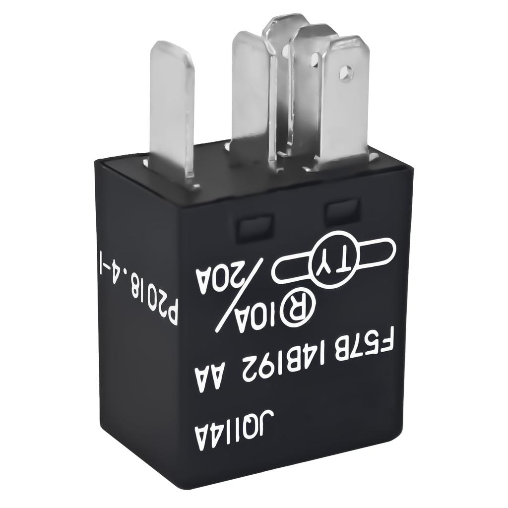 F57B14B192AA Auto Relay (Set of 4) - 10A/20A 12VDC 5 Pin SPDT OEM Replacement