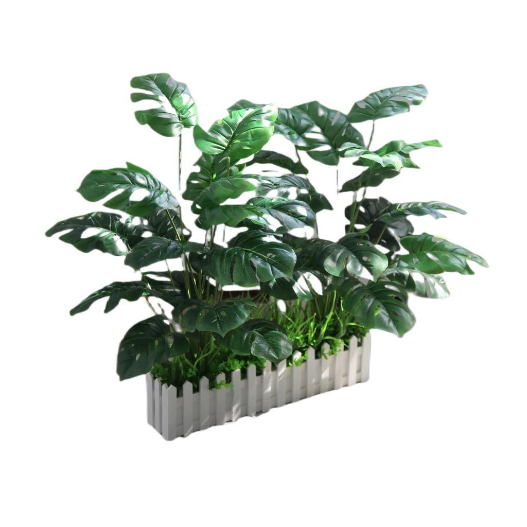 Large Floor-Standing Artificial Plants and Floral Bonsai for Corridor or Restaurant Décor