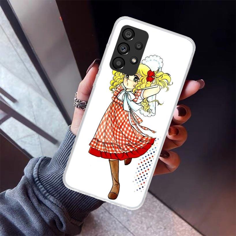Anime Candy Phone Case For Samsung Galaxy A17 A16 A15 A14 A13 A57 A56 A55 A54 A53 A37 A36 A35 A34 A33 A26 A25 A24 A23 Galaxy A17