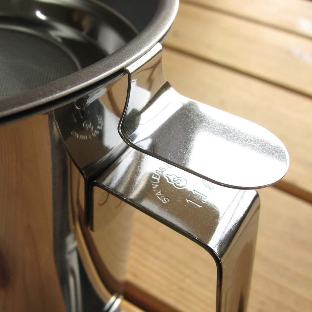 Shimotori Seisakusho Stainless Steel Oil Pot, 1.1L, Made In Japan, 431