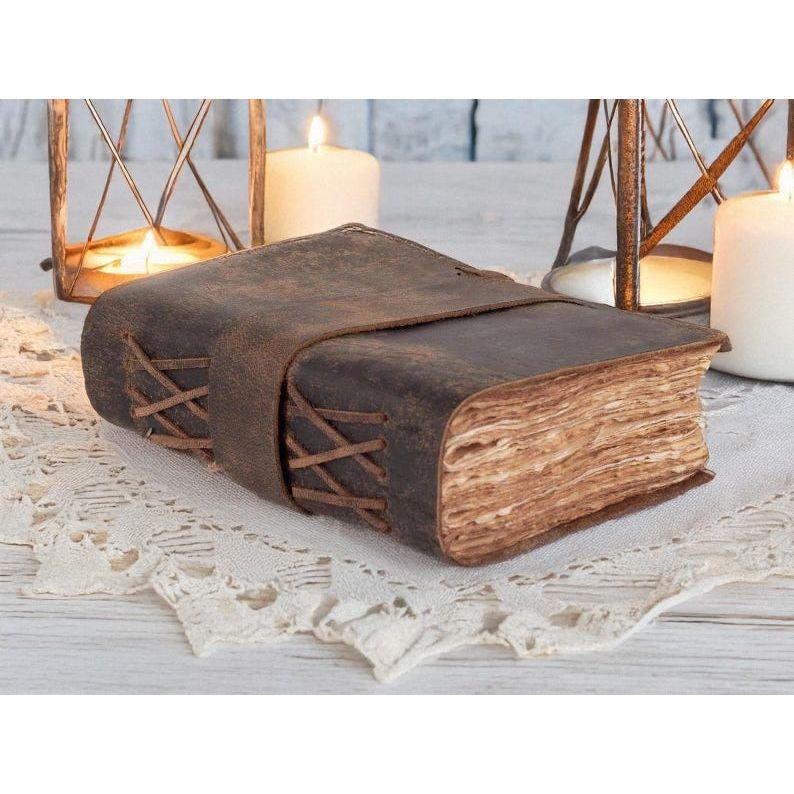 Personalize Vintage Look leather Journal - Blank Notebook For Writing, Personal Grimoire Journal, Travel Writing Notebook, Notebook