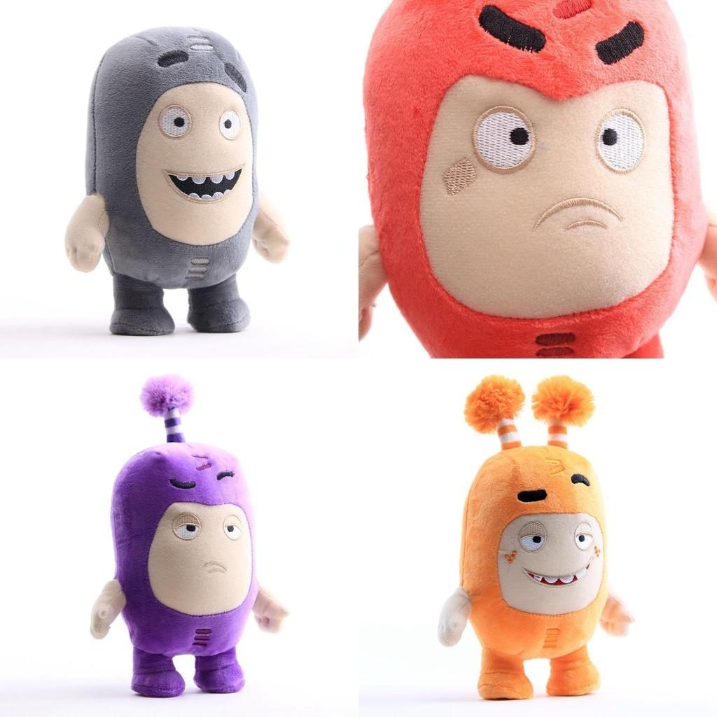 Adorable Peluche Oddbods 23cm Jouet Doux et Câlin Newt Bubbles Pogo Zee Jeff Fuse Slick Poupée