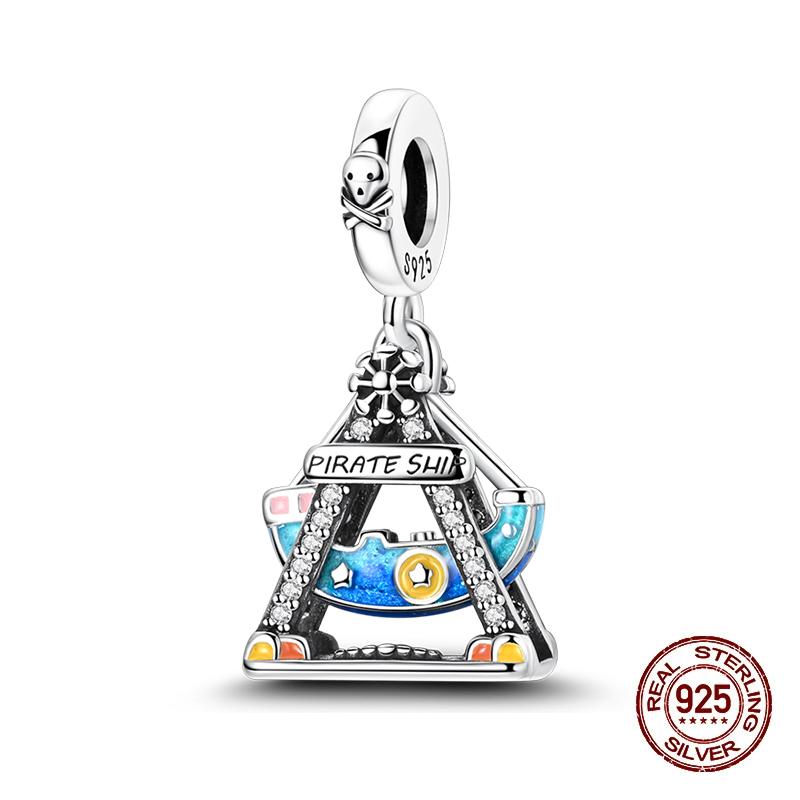 Summer Charms Copper Luminous Ocean Series Pendants Crab Whale Charms Beads Fit Original Bracelet Fine Diy Jewelry