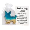 Positive Card Pocket Hug Gifts Miniature Figurine Inspirational Card  for Thoughtful Gift