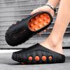 Sandalias de verano para hombre, zapatillas de playa, zapatillas de moda para exteriores, zapatos casuales para deportes acuáticos de playa, chanclas huecas transpirables, zapatillas de deporte acuáticas baratas para hombre