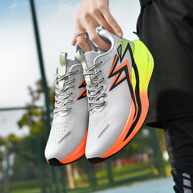 Carbon Board Running Shoes Breathable Marathon Racing Non-slip Men's Flying Electric 5U Women's Sports Running Shoes Youth Ball Couple