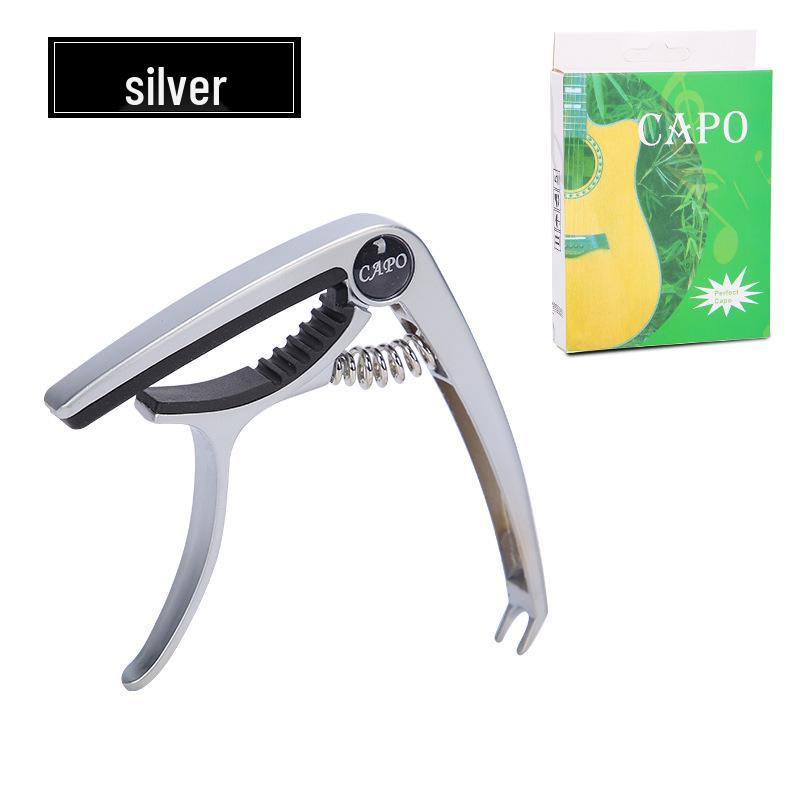 Zinc Alloy Dual-Use Capo for Acoustic & Electric Guitars