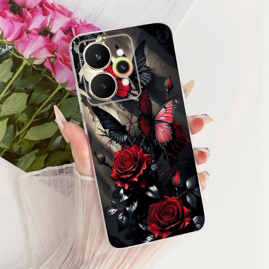 2025 Niedliche Druck Handyhülle für Realme 15 15Pro Weiche Silikon TPU Hüllen für Realme15 15 Pro 5G Rückseiten Bumper