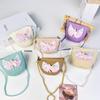 Adorável Bolsa de Palha 2025: Bolsa Transversal de Verão Infantil para Férias à Beira-Mar