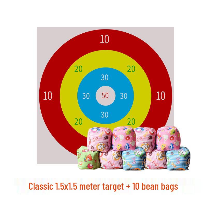 Sandbag Toss Target: Fun Outdoor Game for Kindergarten Team Building