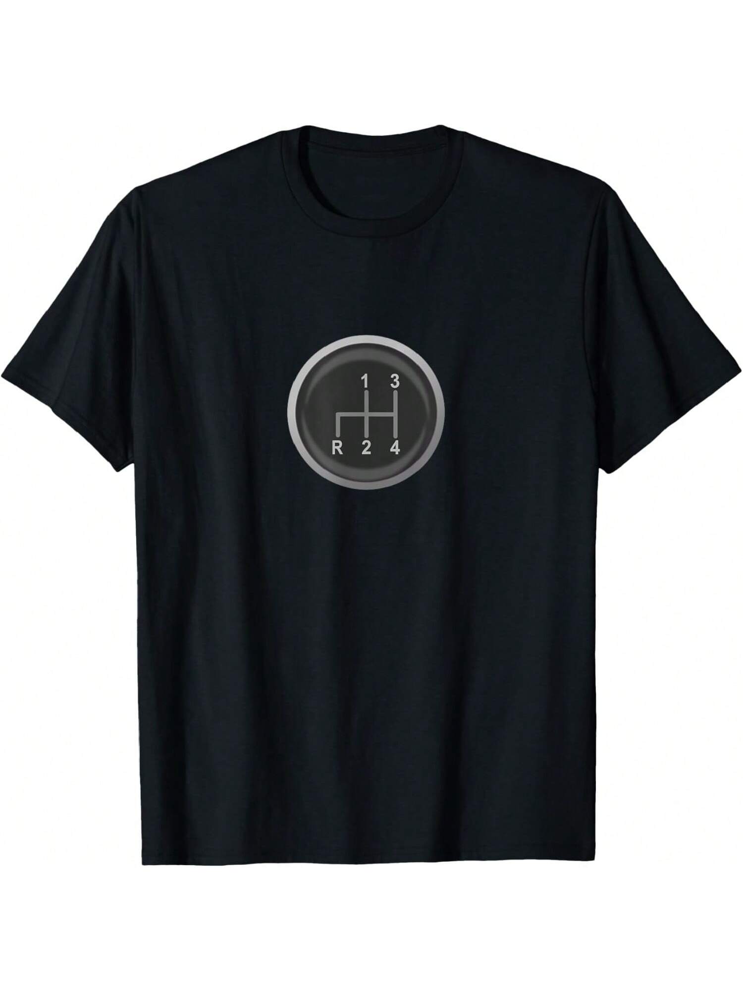4 Speed Manual Transmission Shift Pattern T-Shirt Car Buff T-Shirt S разноцветный