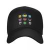 Geometry Dash Baseball Cap Unique Hats Tactical Cap Golf Cap Ladies Unisexs