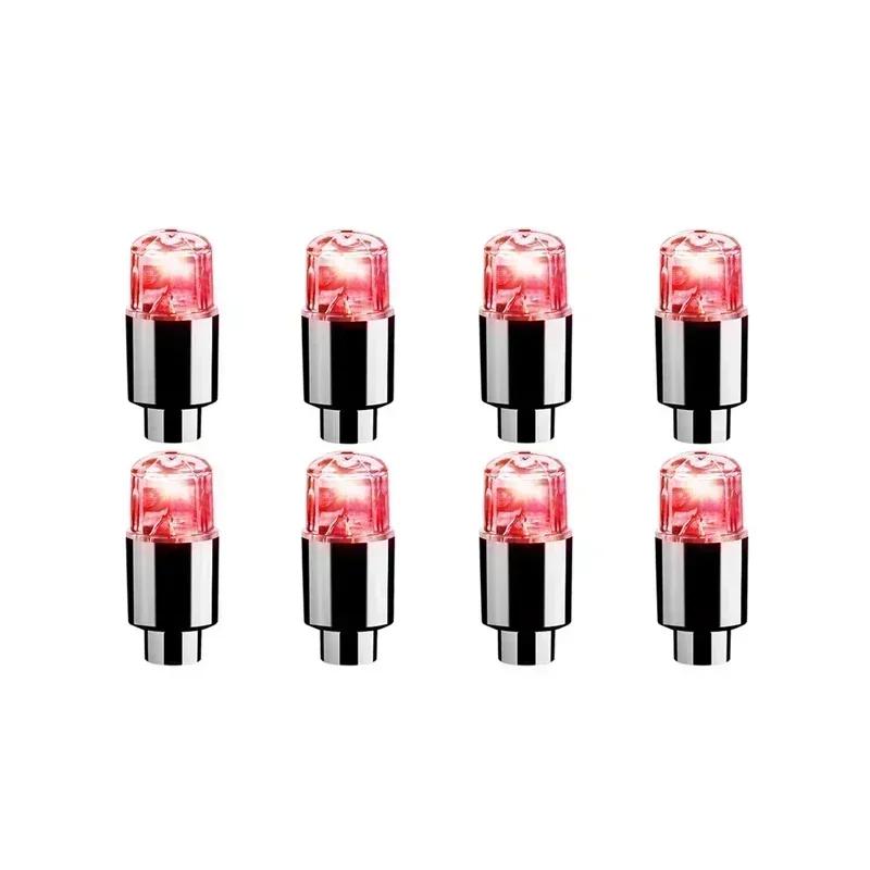 2/10pc Tire Valves Cap LED Lights Universal Car Motorcycle Bicycle Tyre Hub Motion Sensor Glowing Bulbs Cycling Lamp Accessories