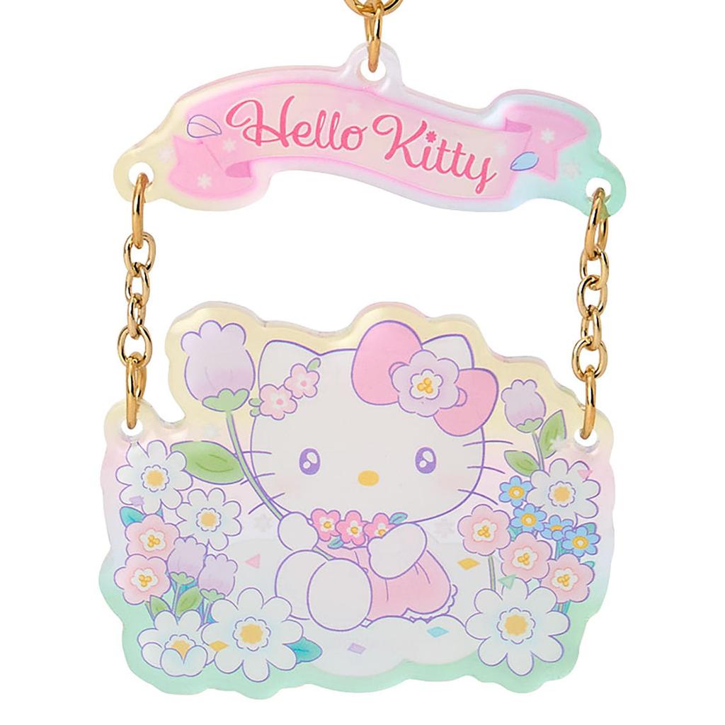 Sanrio Hello Kitty Acrylic Keychain is the Exciting 561487 (Everyone Star! Design)