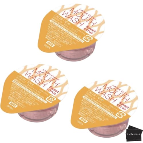 

Daito Rough Clean Mouthwash (Sweet Citrus), Individually Wrapped, Made in Japan, Mint, Professional Grade, Non-Alcoholic, Portable Refill, 12ml, Sin