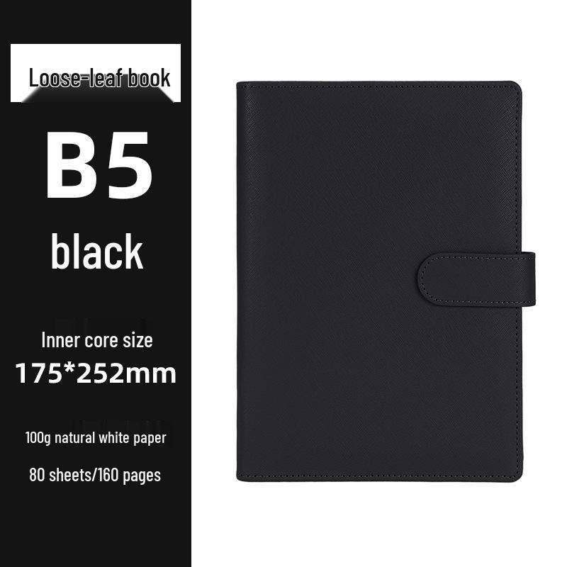 Custom Logo Retro A5 Business Notebook with Multi-Functional Cover