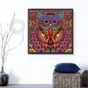 Diamond Mosaic Sale Owl Diamond Painting Round Stones Animals Pictures