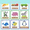 Wooden Alphabet Puzzle Toy For Kids Educational Learning Word Matching Kit