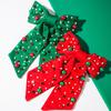 Women's Fashion Christmas Element Bow Hair Clip
