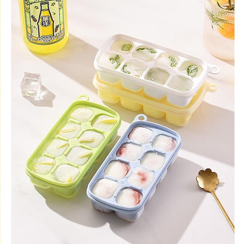 Changbaosen 10-Pack Ice Cube Tray Set with Lids
